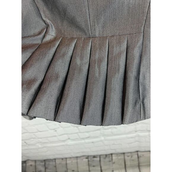 CALVIN KLEIN gray collared classic career peplum blazer jacket size 4 NWOT - Picture 8 of 10